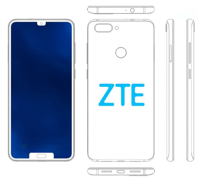 Thiết kế màn hình 2 zte duoc cap bang sang che voi man hinh 2 tai tho