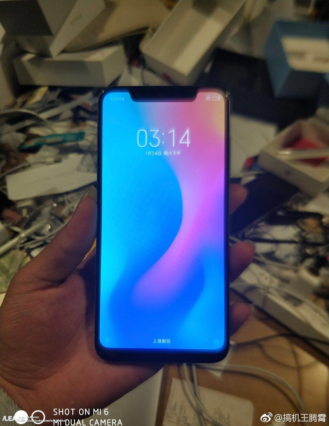 ro ri hinh anh moi cua xiaomi mi 7 có man hinh tai tho