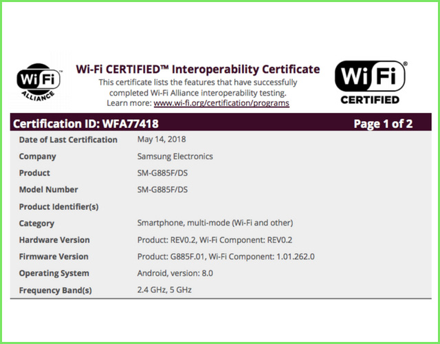 samsung tiep tuc lo thong tin ve mot thiet bi dien thoai moi