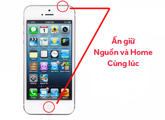meo chup hinh man hinh tren iphone nhanh chong