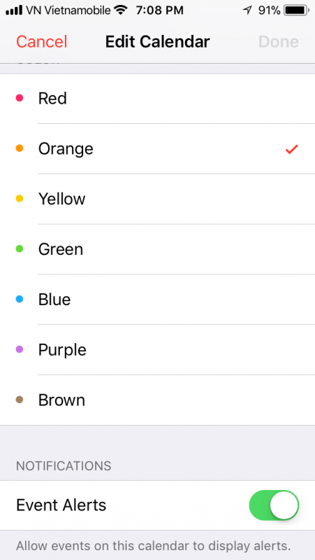 cach them lich thi dau world cup 2018 vao iphone