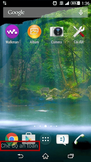 meo bat tat che do an toan safe mode tren dien thoai android nhanh chong hinh anh 2