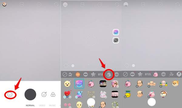 huong dan su dung tinh nang animoji tuong tu nhu iphone x tren ung dung snow
