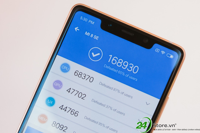 điểm Antutu của Xiaomi Mi 8 SE