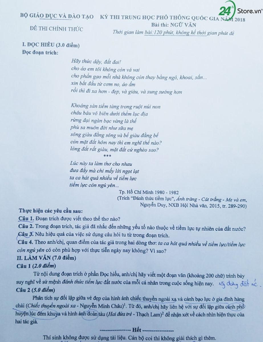 goi y chi tien mon ngu van trong ky thi thot quoc gia 2018 hinh 1