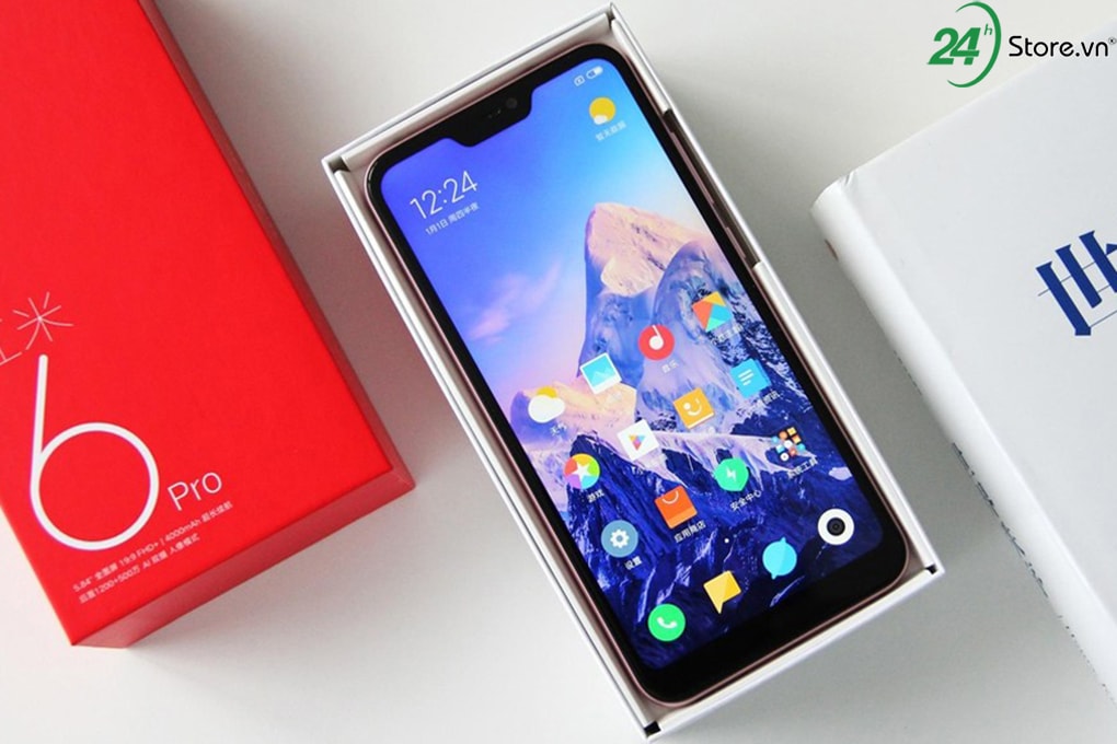 lo dien xiaomi redmi 6 pro  truoc gio ra mat hinh 1