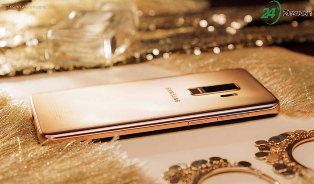 chiem nguong samsung galaxy s9 plus phien ban vang hoang kim: dep, tinh te, sang trong 1