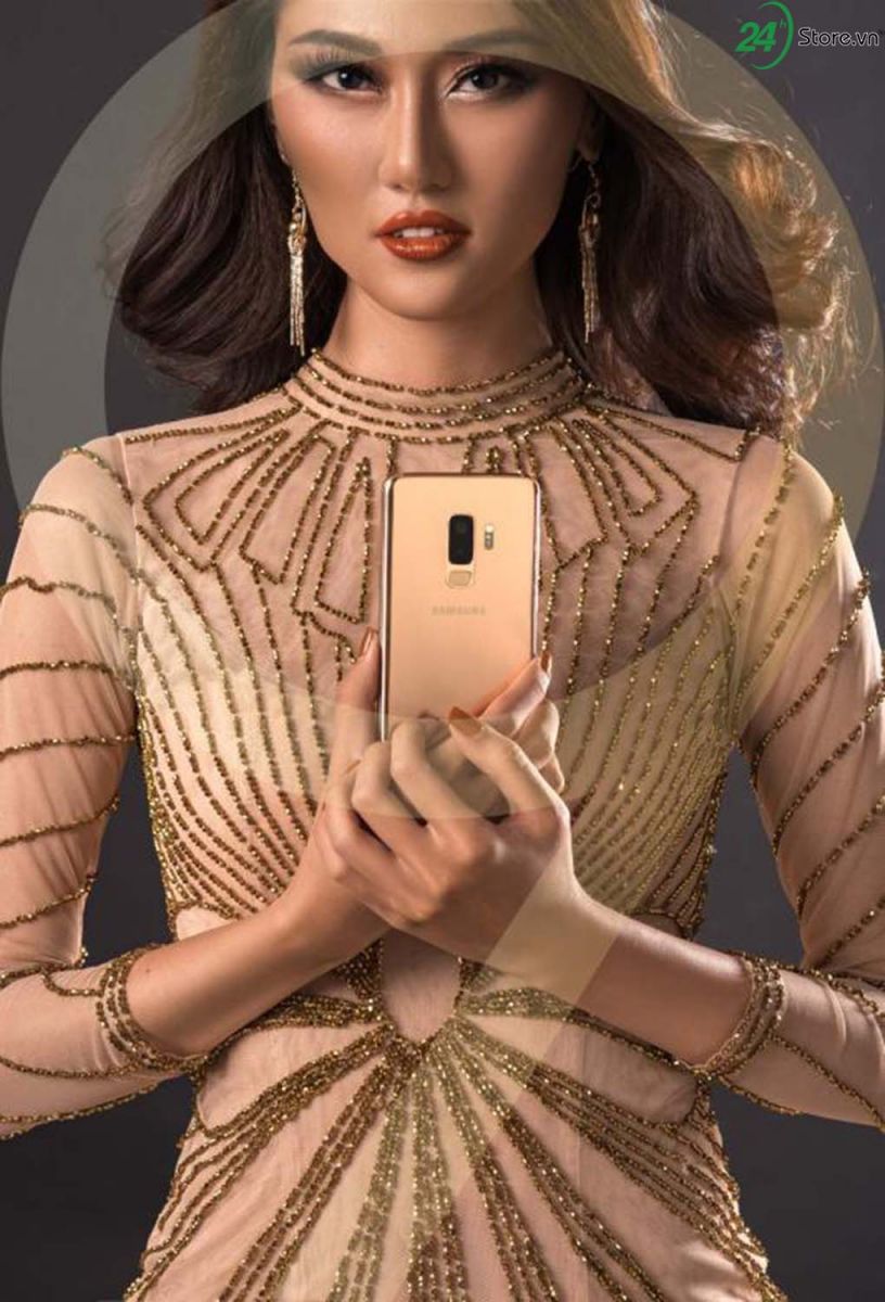 chiem nguong samsung galaxy s9 plus phien ban vang hoang kim: dep, tinh te, sang trong 6