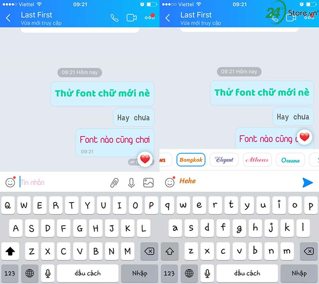 đổi font chữ Zalo hình 3