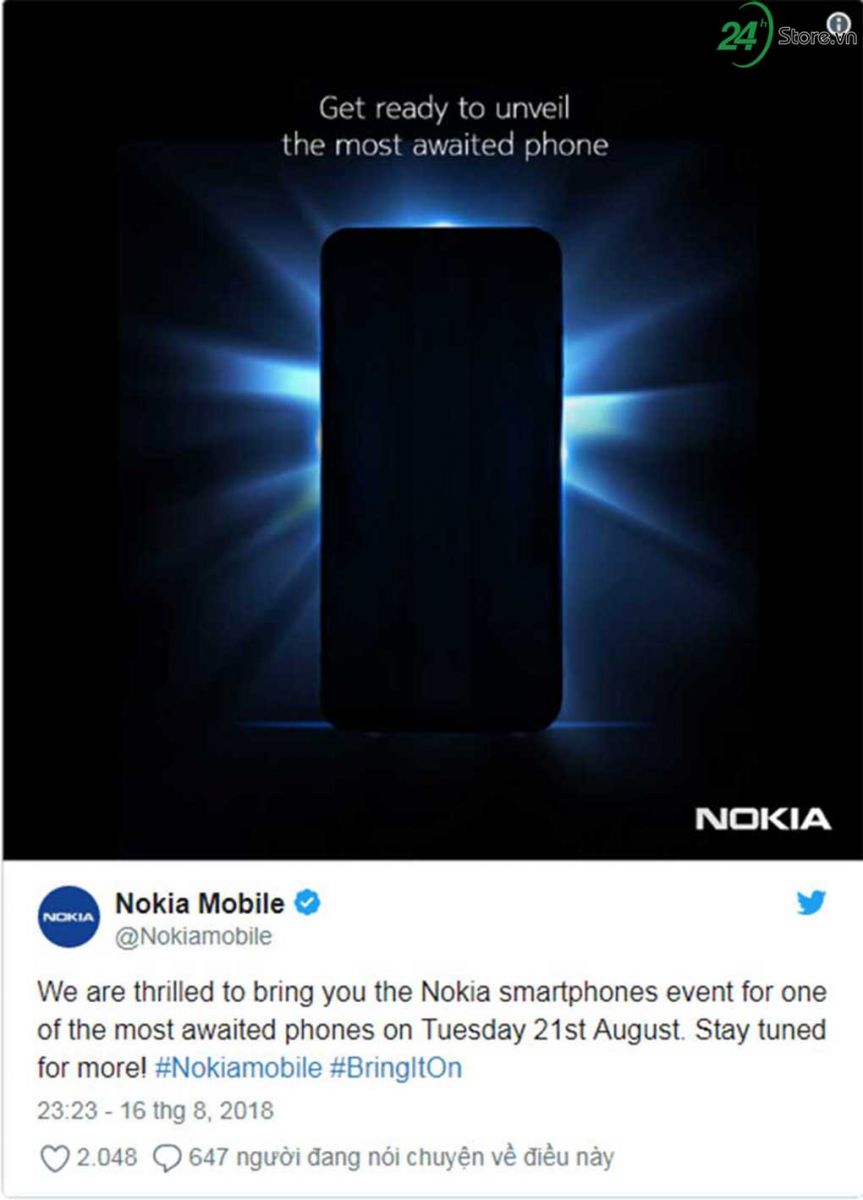 nokia 9 se ra mat vao ngay 21/8