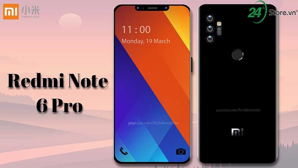 xiaomi redmi note 6 va note 6 pro sap ra mat 1