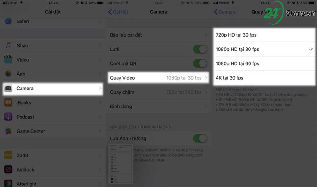  Một số tùy chỉnh khác trên iPhone giúp giải phóng bớt dung lượng