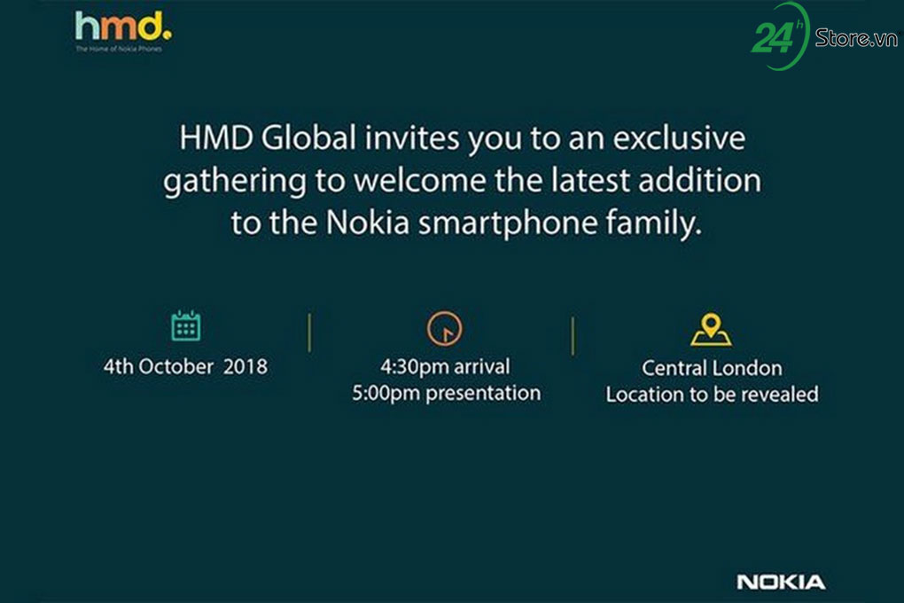 HMD Global gửi thư mời ra mắt sản phẩm mới ngày 4/10 nokia 7.1 plus và nokia 9 du kien se ra mat vao ngay 4/10 sap toi