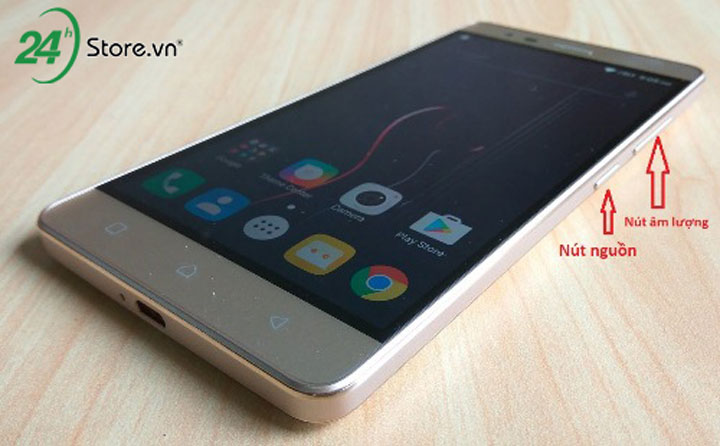 Cách chụp màn hình đối với dòng điện thoại không có nút home