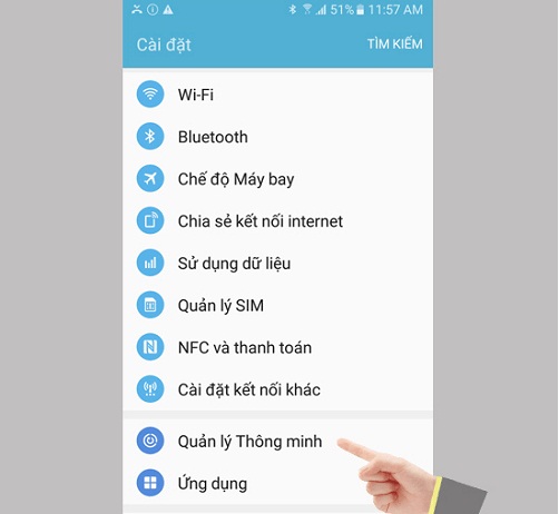 quản lý thông minh Samsung quan ly thong minh samsung hien dai