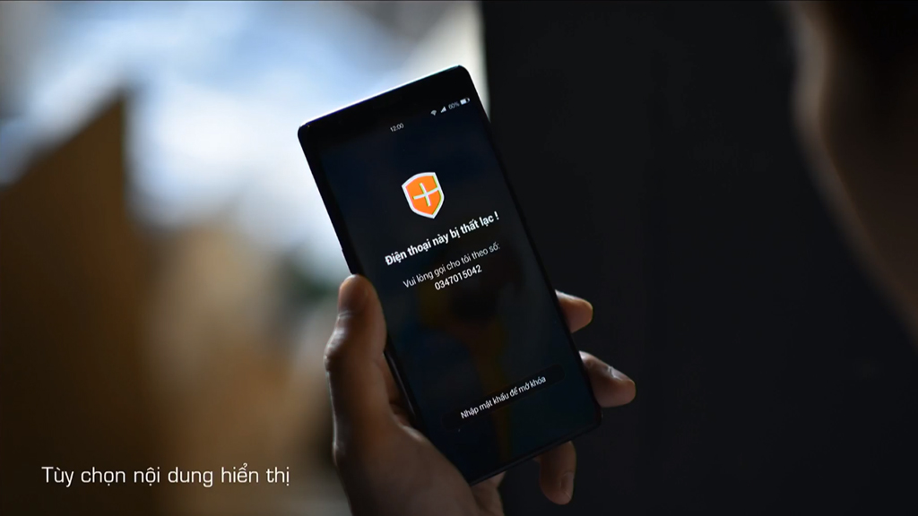 bảo mật tối đa trên bphone 3