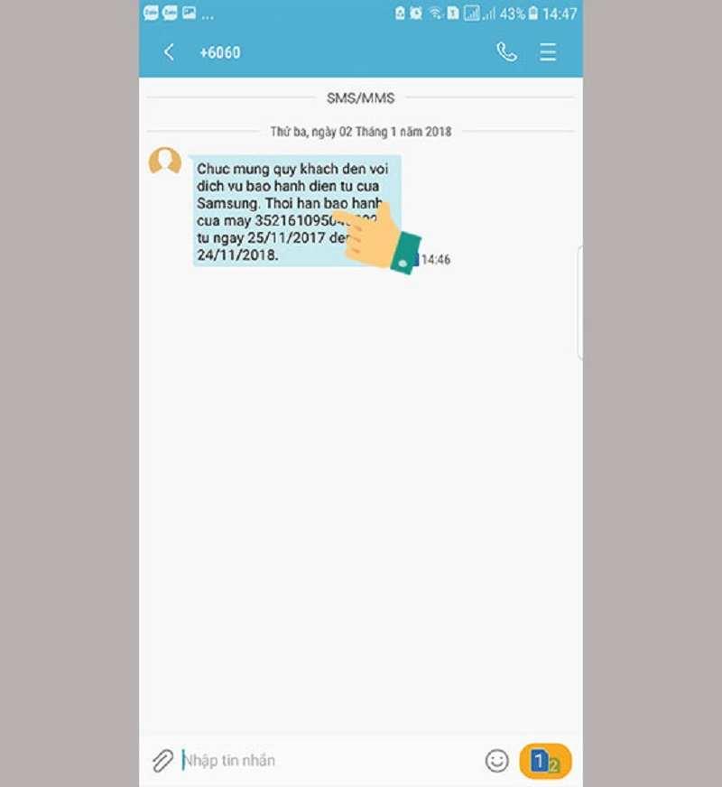Cách kiểm tra bảo hành Samsung kiem tra bao hanh samsung de dang