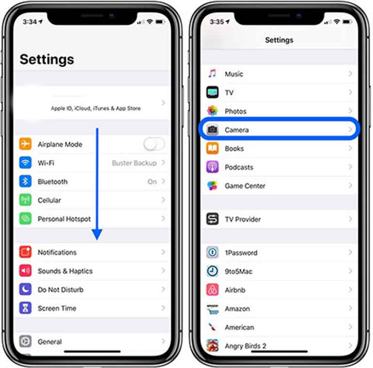 thiet lap camera iphone de quay video 4k don gian nhat hinh 2
