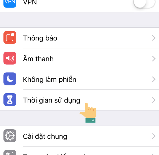 kiem soat thoi gian su dung iphone cua con cai tren ios hinh 2