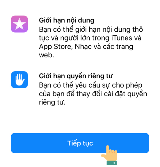 kiem soat thoi gian su dung iphone cua con cai tren ios hinh 9