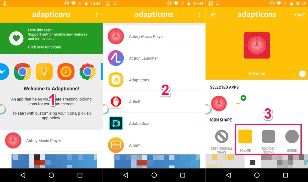 2 buoc thay doi icon ung dung tren smartphone android cuc don gian