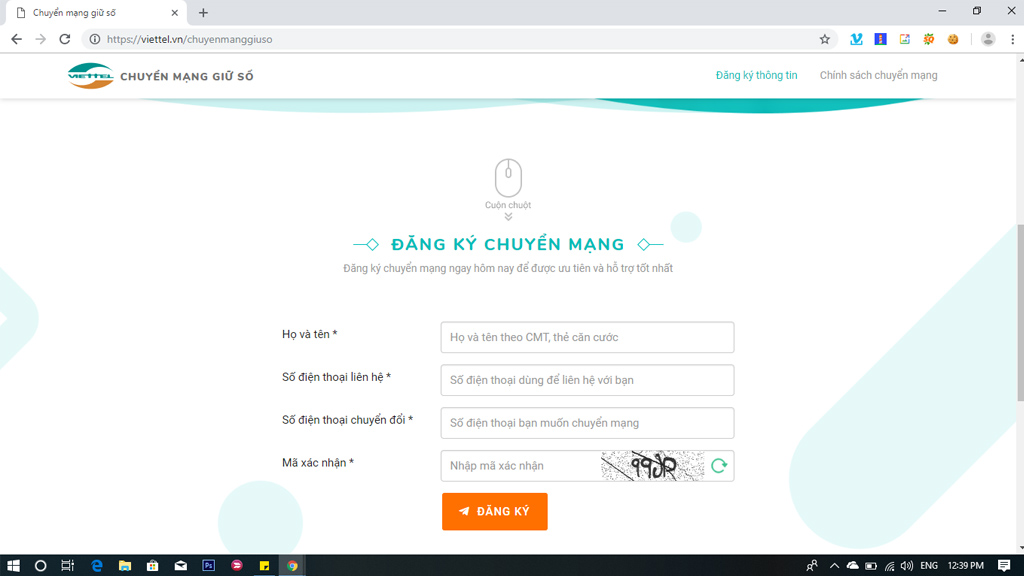 cach dnag ky chuyen mang giu so