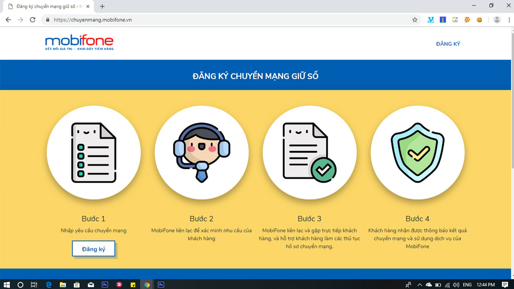 cach dnag ky chuyen mang giu so