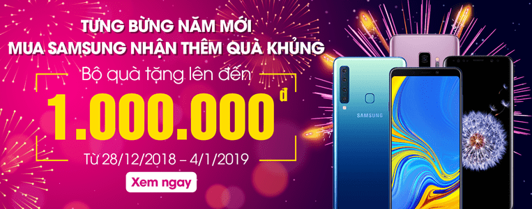 Tưng bừng năm mới – Mua Samsung nhận thêm quà khủng chuong trinh khuyen mai samsung