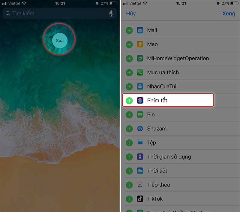 cai dat phim tat ngu ngon tren iphone chi mot lan cham