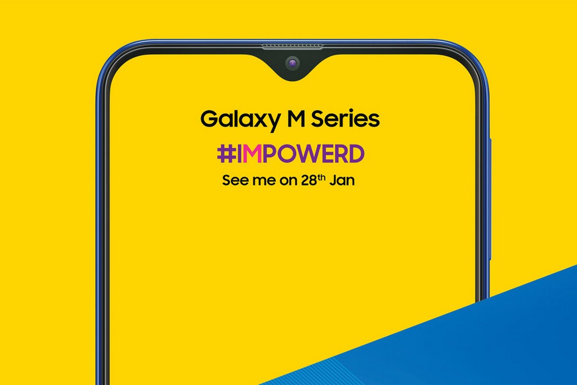 galaxy m20 samrtphone dau tien so huu thiet ke giot nuoc