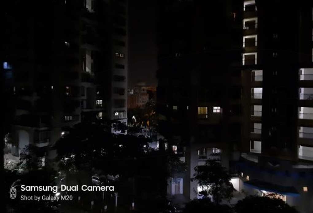 ảnh chụp đêm với galaxy m20