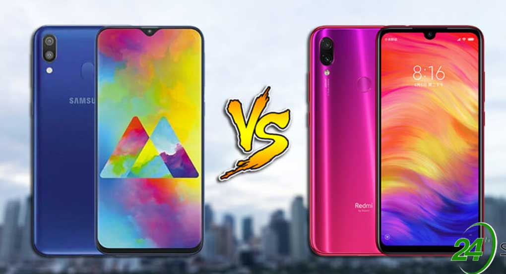 cuộc đối đầu giữa redmi note 7 và galaxy m20