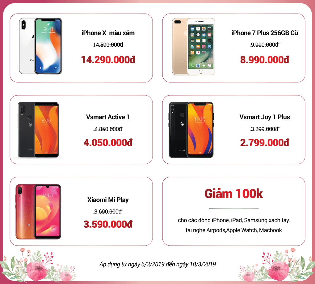 chương trình 8/3 24hstore