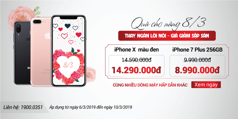 24hstore mừng 8 tháng 3