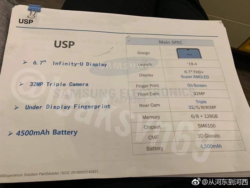 he lo cau hinh chi tiet cua samsung galaxy a60