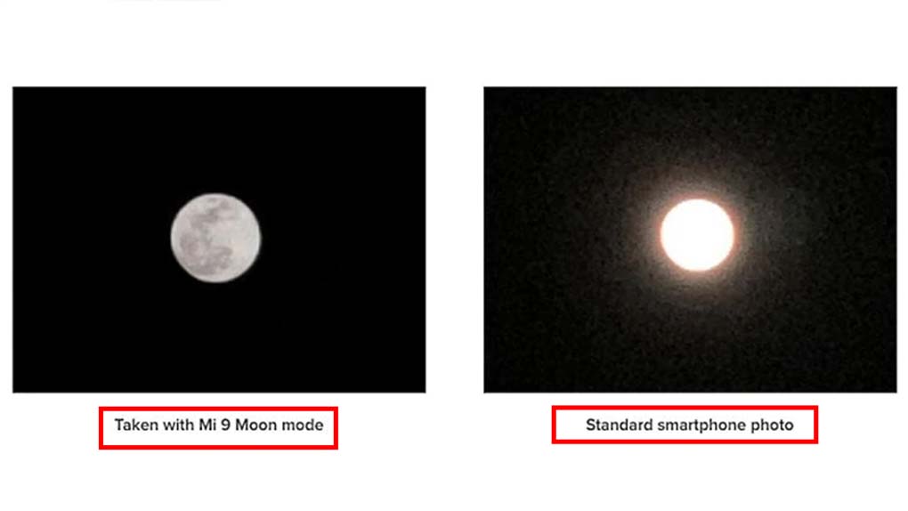 chụp ảnh mặt trăng với mi 9