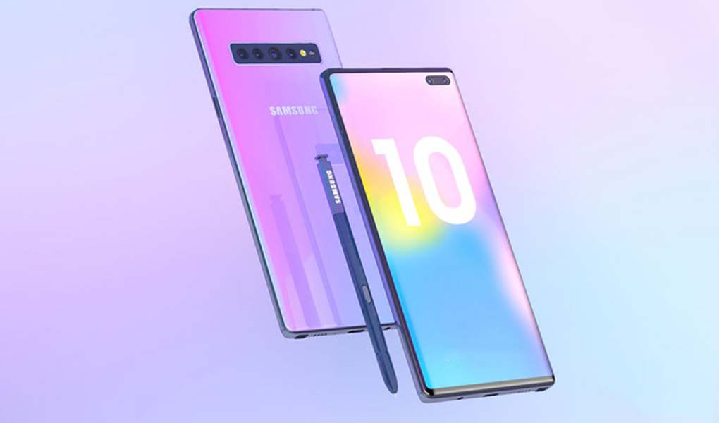 render samsung note 10
