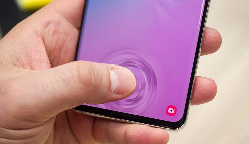 cảm biến vân tay trong màn hình của galaxy note 10