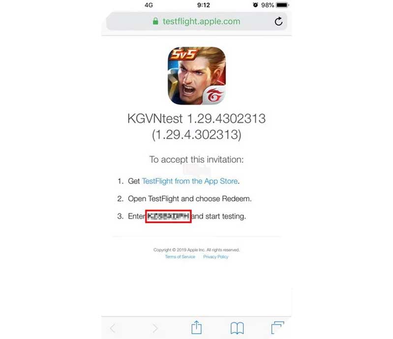 Hướng dẫn 100% thành công tải máy chủ thử nghiệm Liên Quân Mobile trên iOS hình 3