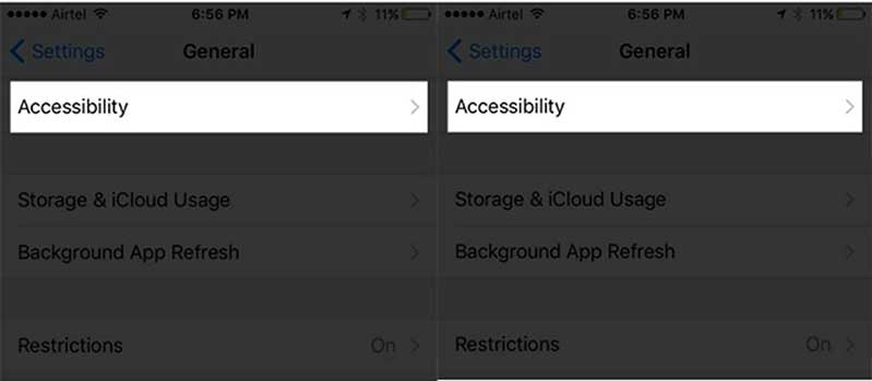 Thao tác chọn trên HelpiveTouch