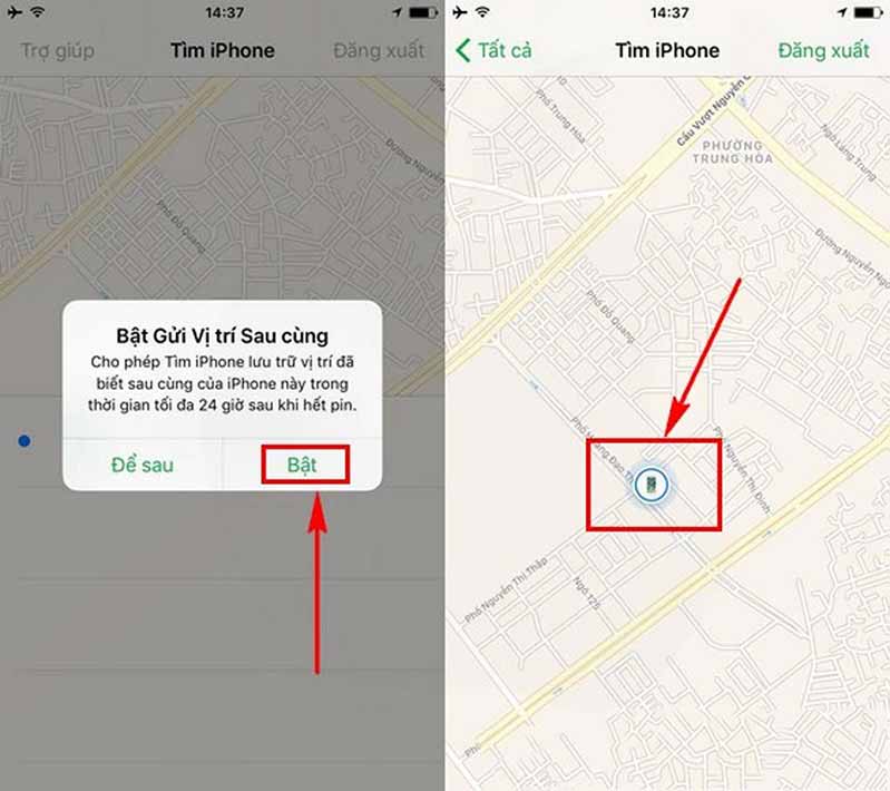 Tiếp tục truy cập ứng dụng