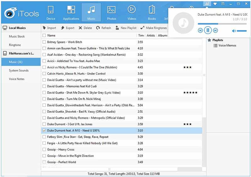 Sao lưu nhạc, nhạc chuông trên iPhone
