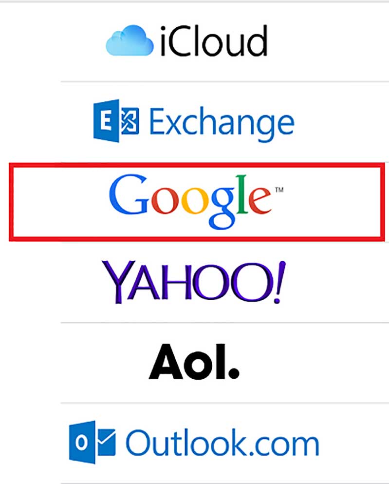 huong dan dong bo danh ba gmail voi iphone va ipad hinh anh 4