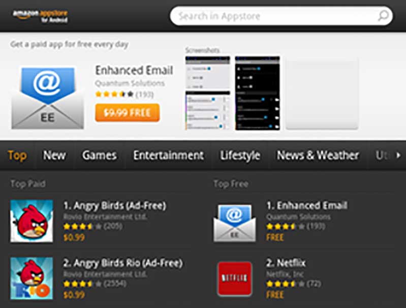 Ứng dụng Amazon App Store