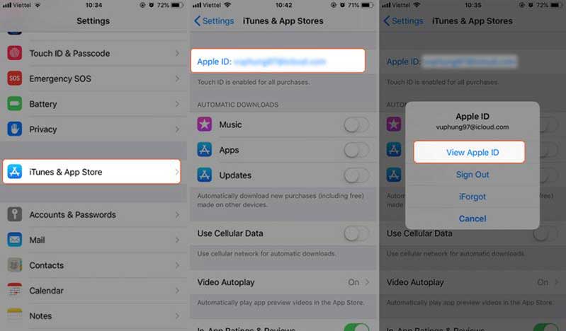 khac phuc loi khong vao duoc appstore tren ios 12 2
