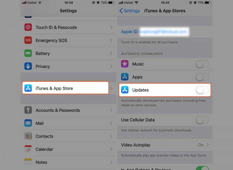 khac phuc loi khong vao duoc appstore tren ios 12 4
