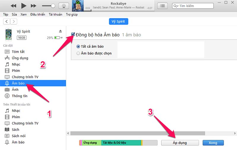 Hướng dẫn cài nhạc chuông cho iPhone bằng iTunes đơn giản hinh 8
