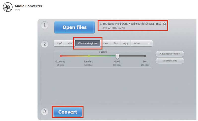 Chọn bài hát muốn đổi