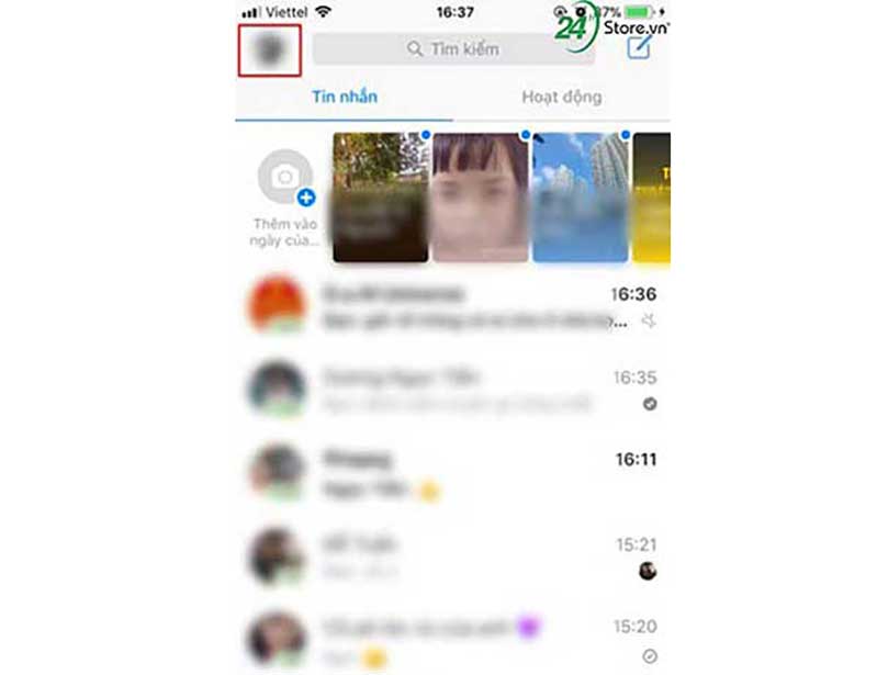 cách đăng xuất Messenger trên điện thoại