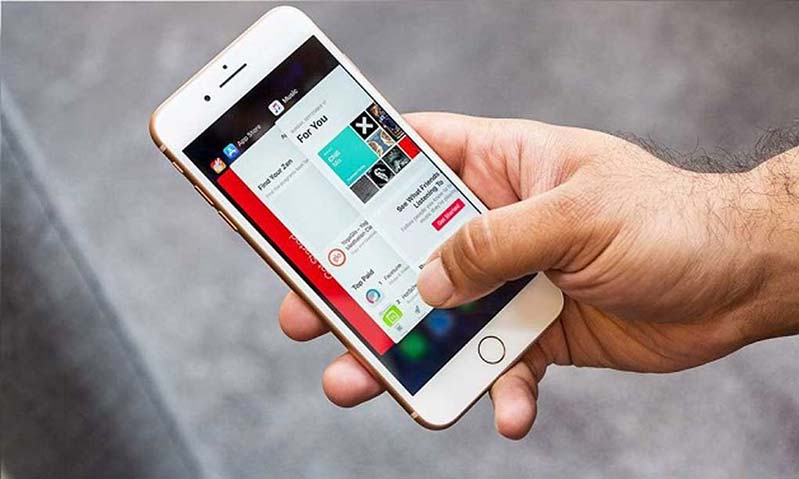 cách xoá ứng dụng chạy ngầm trên iphone x